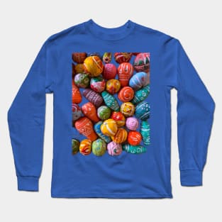 Colorful Beads Pattern Long Sleeve T-Shirt